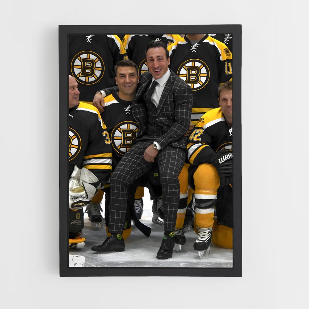 Poster Bruins Glory – affiche Hockey sur glace (vue 2)